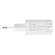 Сетевое зарядное устройство FLYCDI FA-006 USB-A+USB-C (20W · 3A) с кабелем USB-A – Type-C (White)