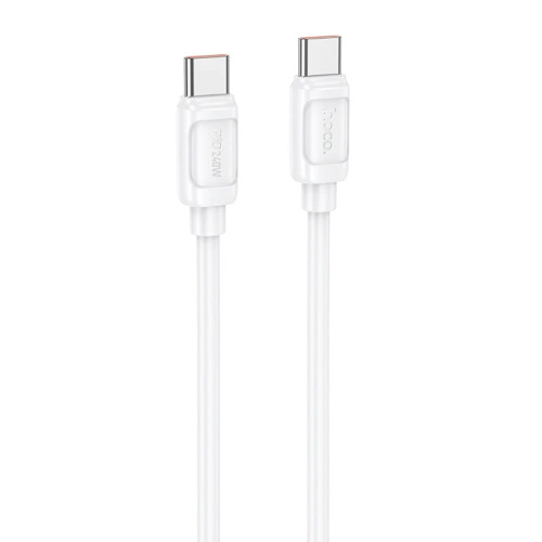 Кабель Hoco X115 Surpass Type-C – Type-C (1 м · 240W · 5A) (White)