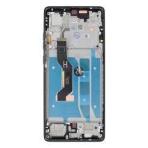 Дисплей для Motorola XT2427 Moto G85 (5G) с тачскрином в рамке (Gray) (Original PRC)