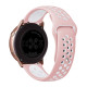 Ремешок универсальный 20 мм Sport Nike для Amazfit, Samsung, Huawei (Pink/White)
