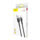 Кабель Baseus Cafule USB-A – Micro-USB (2 м · 7.5W · 1.5A) (CAMKLF-CG1) (Black/Gray)