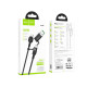 Кабель Hoco U106 2-в-1 Type-C100W 5A+Type-C to USB 2.4A (1.2 м) (Black)
