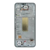 Дисплей для Samsung A346 Galaxy A34 (5G) (2023) с тачскрином в рамке (Silver) (Original)
