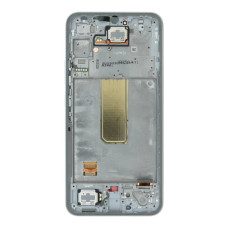 Дисплей для Samsung A346 Galaxy A34 (5G) (2023) з тачскріном в рамці (Silver) (Original)