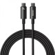 Кабель Baseus Tungsten Gold Type-C – Type-C (3 м · 240W) (Black)