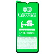 Защитная пленка Ceramic для Samsung A125 Galaxy A12 (2020) (Full Glue) (Black)