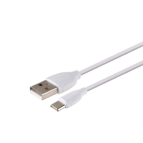 Автомобильное зарядное устройство Borofone BZ14 2xUSB-A (12W · 2.4A) с кабелем USB-A – Type-C (White)