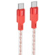 Кабель Hoco X99 Type-C – Type-C (1 м · 60W · 3A) (Red)