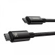 Кабель Baseus Tungsten Gold Type-C – Type-C (3 м · 240W) (Black)
