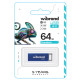 Флешка Wibrand Chameleon 64GB USB 2.0 (Blue)