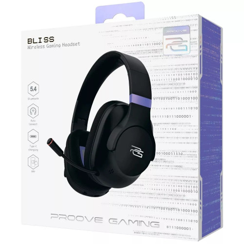 Навушники Bluetooth Proove Gaming Bliss (APP) (Black)