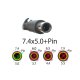 Блок питания для ноутбука Asus 19.5V 11.8A 230W 7.4x5.0mm+Pin T-type Rectangular (Original PRC) (Black)