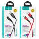 Кабель Hoco U93 Shadow USB-A – Lightning (1.2 м · 12W · 2.4A) (Black)