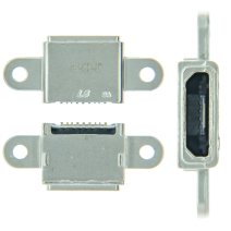 Роз'єм зарядки для Samsung G935 Galaxy S7 Edge 7 pin (4 кріплень) (контакти знизу) (Micro USB) без шлейфа (Original)