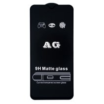 Захисне скло Matte для Xiaomi Redmi Note 8T (Full Glue) (0.3 мм, 2.5D) (Black)