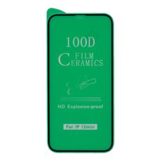 Захисна плівка Ceramic для Apple iPhone 12 mini (Full Glue) (Black)
