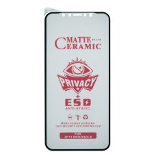 Защитная пленка Ceramic Privacy Matte для Apple iPhone Xs (Full Glue) (Black)