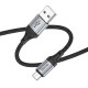 Кабель Hoco X102 USB-A – Micro-USB (1 м · 12W · 2.4A) (Black)
