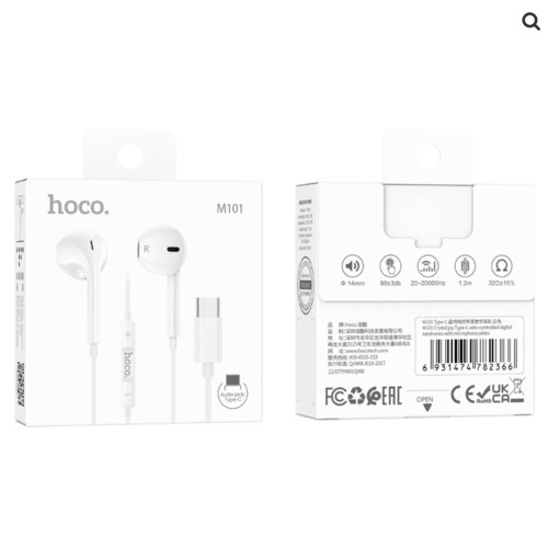 Наушники Hoco M101 Type-C (White)