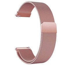 Ремінець універсальний 20 мм Milanese Loop Design для Amazfit, Samsung, Huawei (Rose Gold)