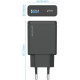Сетевое зарядное устройство Proove Slender USB-A+USB-C (45W) (White)