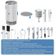 Набір для чищення Proove Mr. Cleaner 20 в 1 (White)