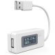 USB-тестер емкости KCX-017 Вольтметр Амперметр (белый)