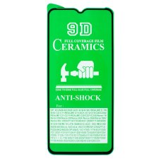 Защитная пленка Ceramic для Oppo A15 (Full Glue) (Black)