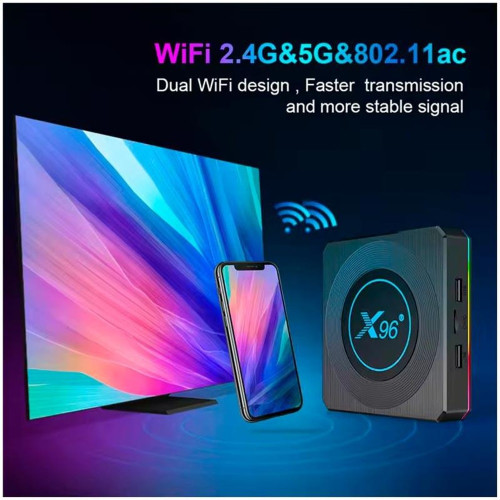 Приставка Android TV Amlogic BOX X96x4 Air (Black)