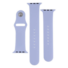 Ремешок для Apple Watch 42/44/45/49 мм Band Silicone, 2 шт (Lilac)