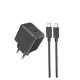 Сетевое зарядное устройство Hoco CS13A USB-C (20W · 3A) с кабелем Type-C – Type-C (Black)