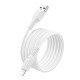 Кабель Borofone BX116 USB-A to Lightning12W USB-A – Lightning (1 м · 12W · 2.4A) (White)