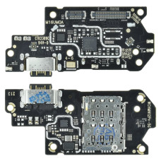 Нижняя плата для Xiaomi Redmi Note 12 Pro+ с разъемом зарядки и микрофоном