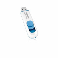 Флешка ADATA C008 16GB USB 2.0 (White/Blue)