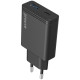 Сетевое зарядное устройство Proove Slender USB-A+USB-C (65W) (Black)