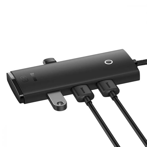 USB-хаб Baseus Lite Series 4в1 Type-C (4xUSB 3.0 · 1 м) (Black)