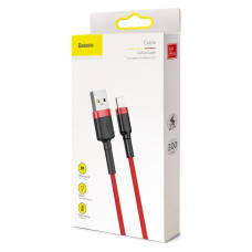 Кабель Baseus Cafule USB-A – Lightning (3 м · 18W · 2.1A) (CALKLF-R09) (Red)