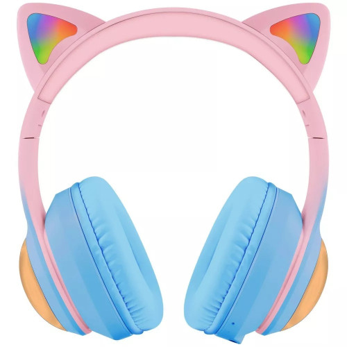 Наушники Bluetooth Proove Kids LumiCat (APP) (Blue/Pink)