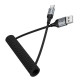 Кабель Hoco X121 USB-A – Type-C (1.5 м · 15W · 3A) (Black)