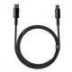 Кабель Baseus Tungsten Gold Type-C – Lightning (1 м · 20W · 2.4A) (Black)