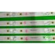 Пряма підсвітка для телевізора Haier 50″ CN500NC050 (9 планок по 540 мм, 5 LED, лінза 17 мм, 3 В)