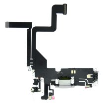 Шлейф для Apple iPhone 14 Pro с разъемом зарядки (White) (Original PRC)