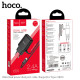 Сетевое зарядное устройство Hoco C82A 2xUSB-A (12W · 2.4A) с кабелем USB-A – Type-C (Black)