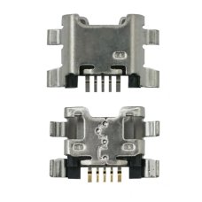 Роз'єм зарядки для Huawei Y5 (2018) 5 pin (4 кріплень) (контакти посередині) (Micro USB) без шлейфа