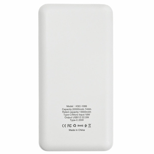 Повербанк Kakusiga KSC-1086 22.5W (20000 mAh) (White)