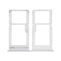 Держатель SIM-карты для Xiaomi Redmi Note 10T (5G) (версия на 2×SIM) (Chrome silver)
