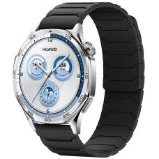 Ремінець універсальний 20 мм Dual-color Magnetic для Amazfit, Samsung, Huawei (Black)