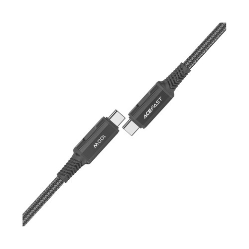 Кабель Acefast C4-03 Type-C – Type-C (2 м · 100W · 5A) (Black)