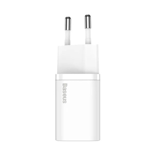 Сетевое зарядное устройство Baseus Super SI USB-C (25W · 3A) с кабелем Type-C – Type-C (TZCCSUP-L02) (White)
