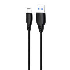 Кабель Proove Simple Silicone USB-A – Type-C (1 м · 15W · 3A) (Black)